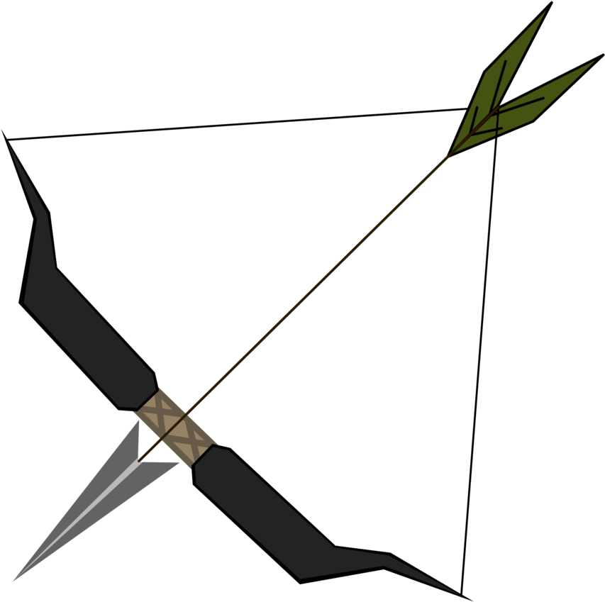 Archery Bowand Arrow Vector PNG Image