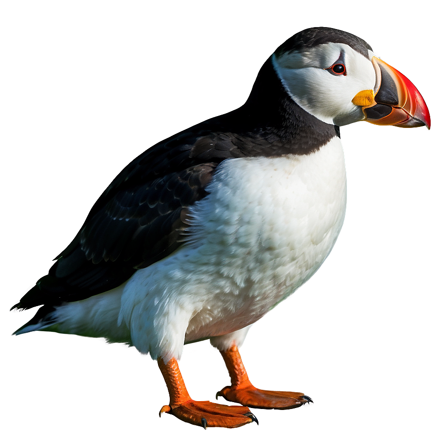 Arctic Puffin In Winter Png Iqt PNG Image