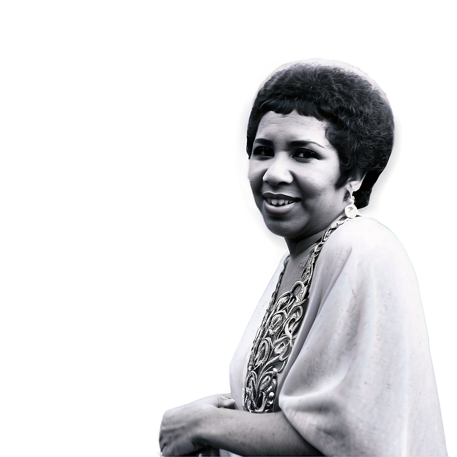 Aretha Franklin Candid Shot Png 62 PNG Image