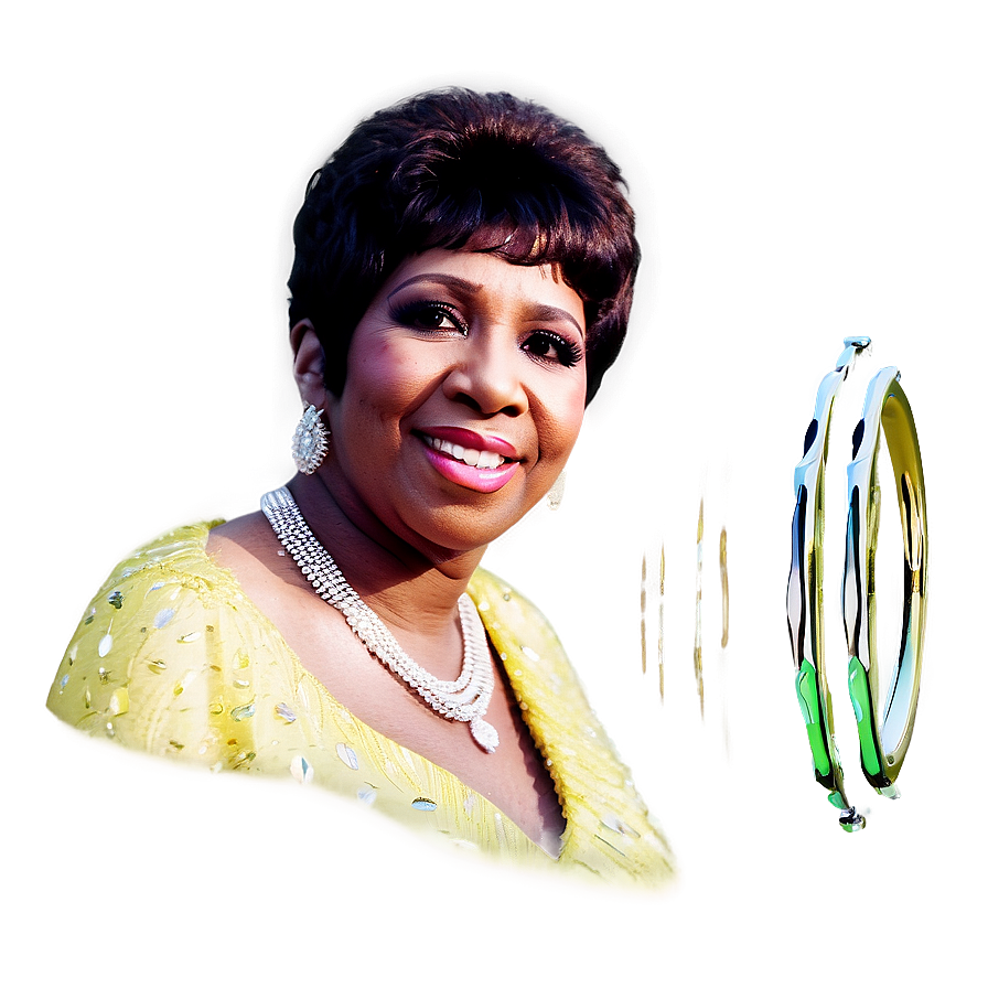 Aretha Franklin Dazzling Jewelry Png 54 PNG Image