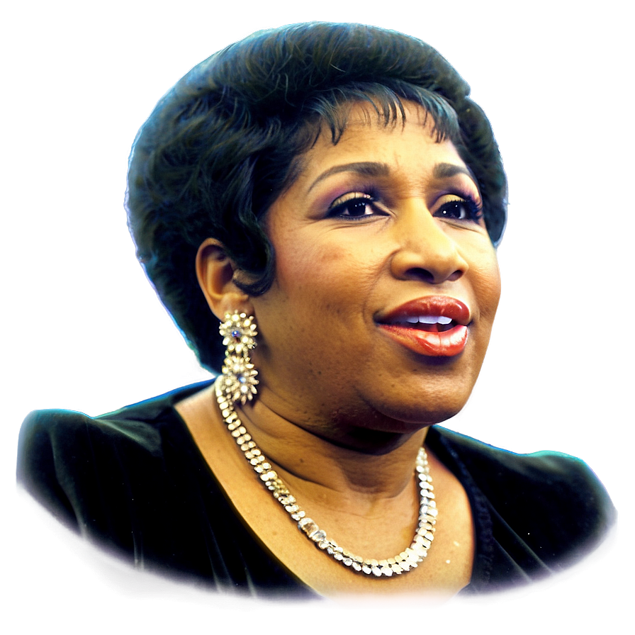 Aretha Franklin Influential Artist Png Ryj42 PNG Image