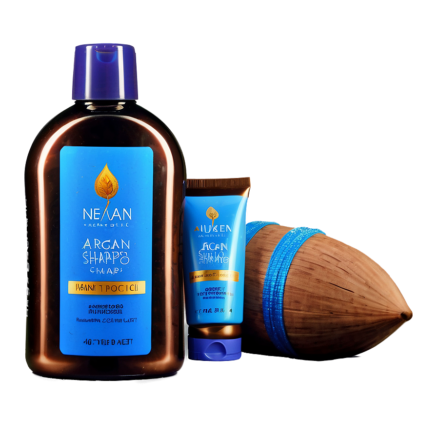 Argan Oil Shampoo Bottle Png Fxv47 PNG Image