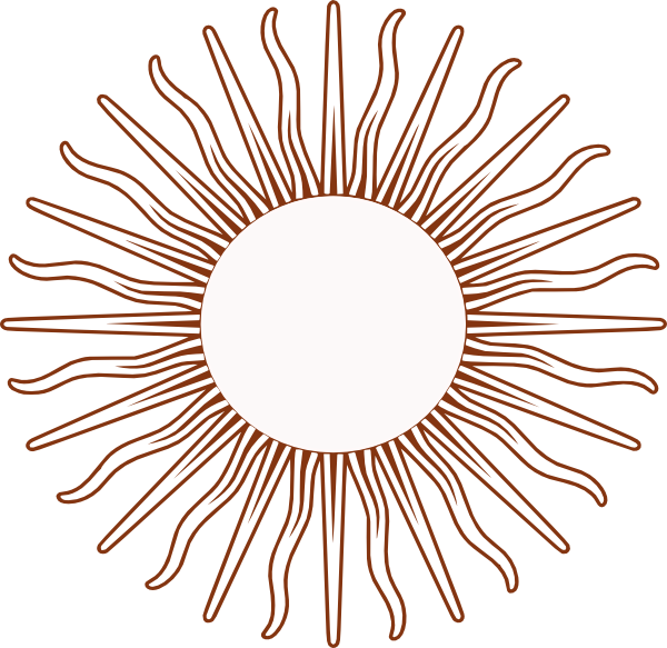 Argentinian Sun Symbol PNG Image