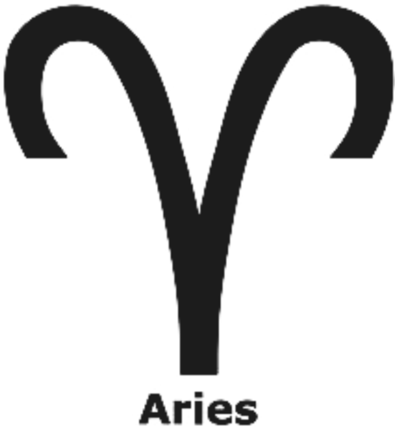 Aries Zodiac Symbol PNG Image