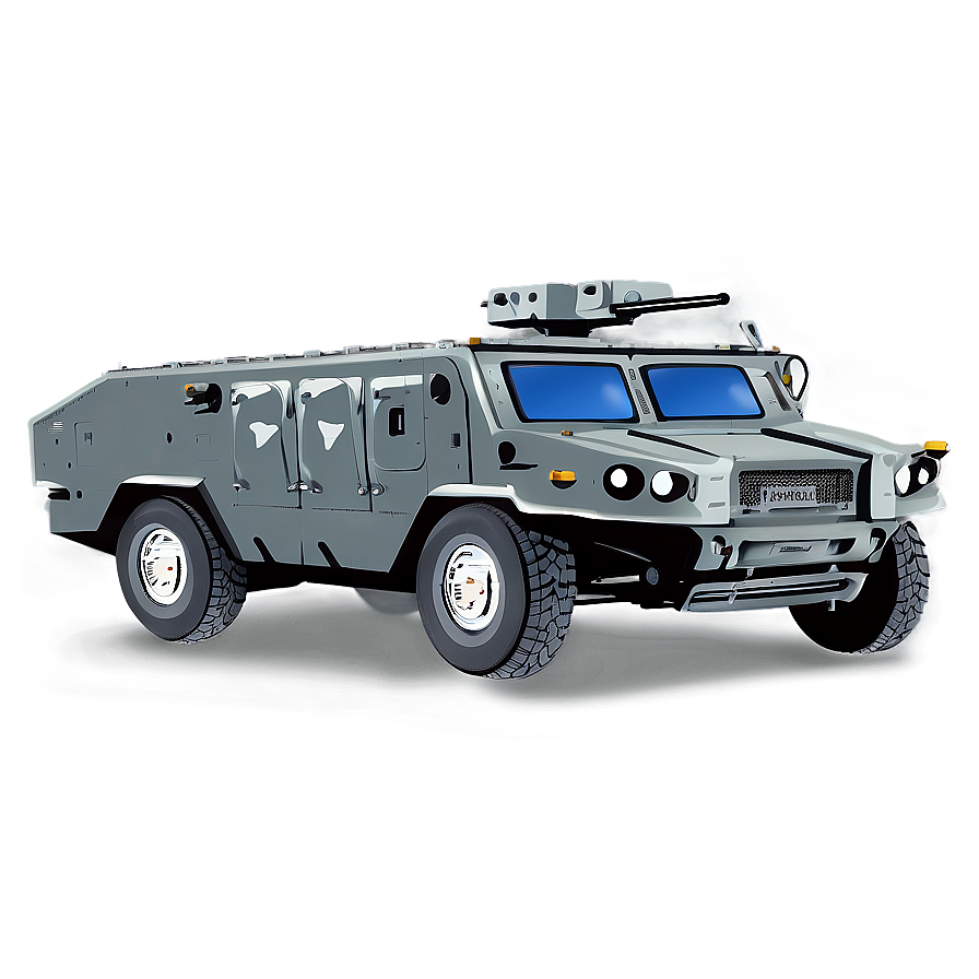 Armored Car Vector Print Png 06202024 PNG Image