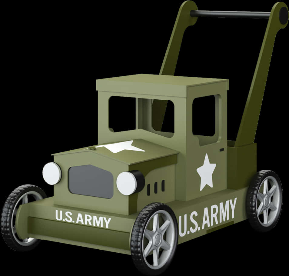 Army Truck Cartoon Design PNG Image