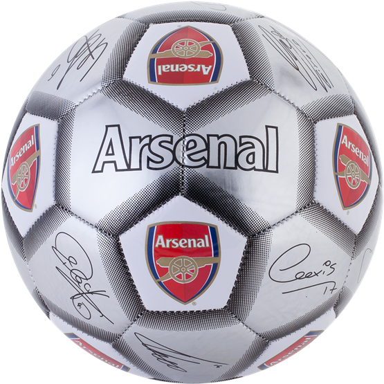 Arsenal Signed Football Memorabilia PNG Image