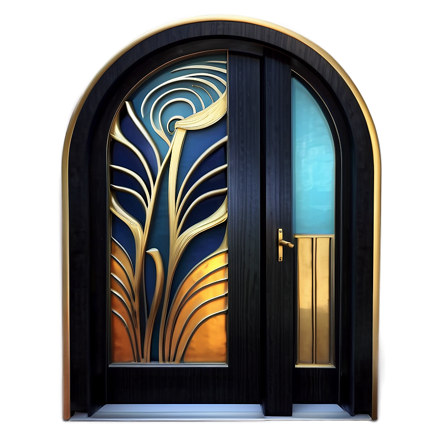 Art Deco Door Png Svq33 PNG Image