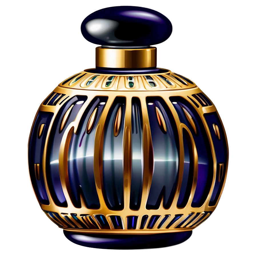 Art Deco Perfume Bottle Png 05242024 PNG Image