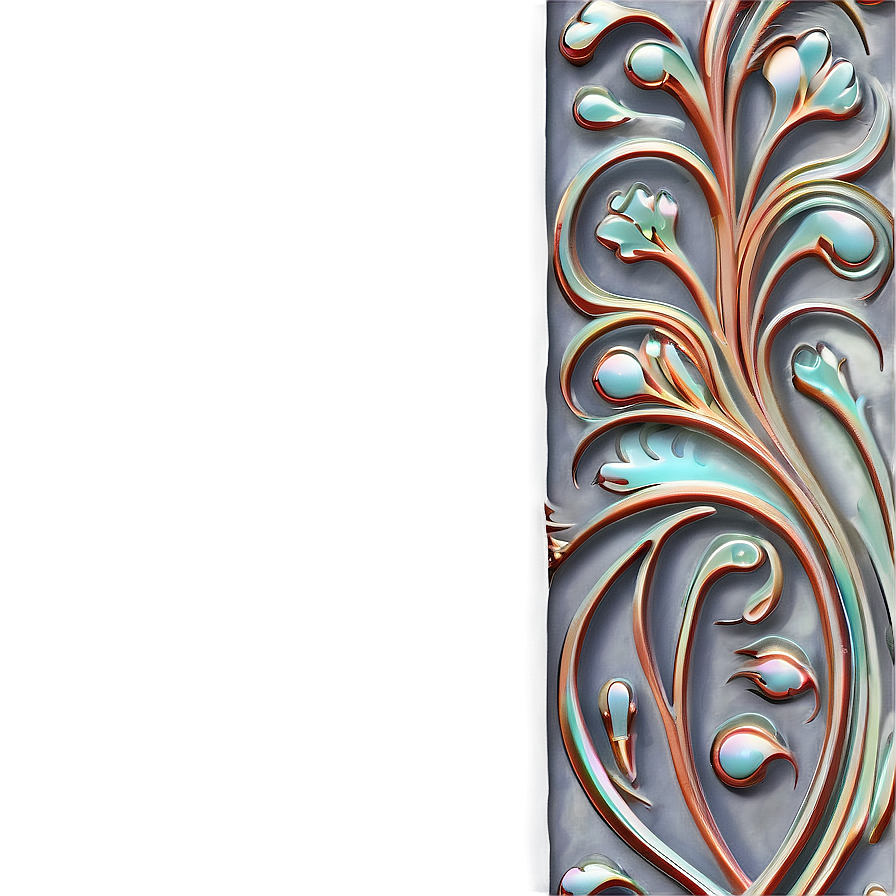 Art Nouveau Corner Png 06122024 PNG Image