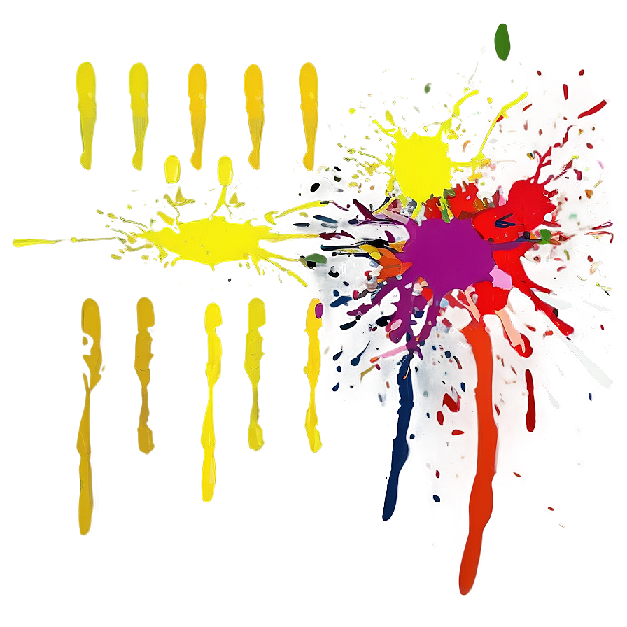 Art Therapy Splatter Technique Png Omf PNG Image