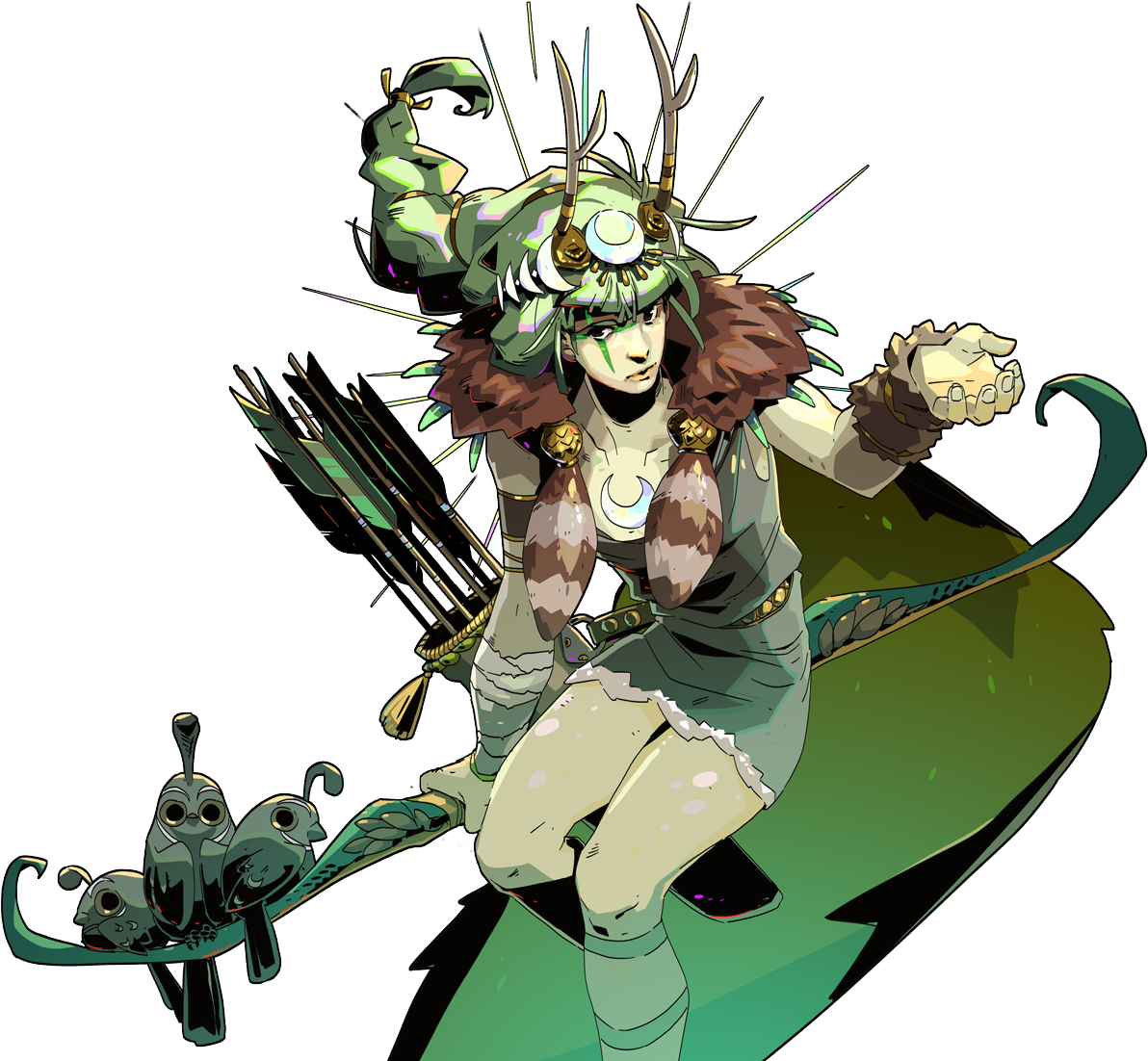 Artemis Hades Game Art PNG Image