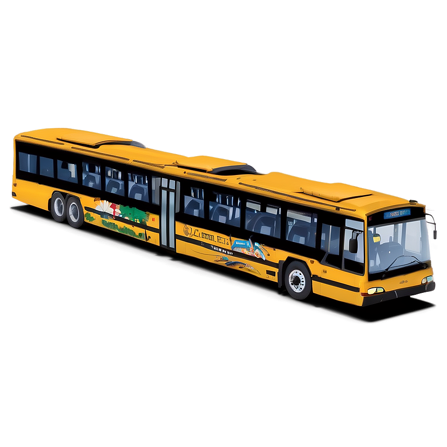 Articulated Bus Png Okm PNG Image