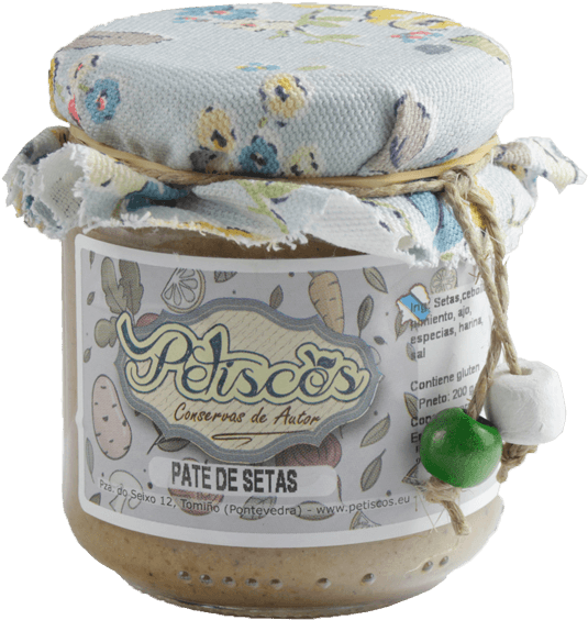 Artisanal Mushroom Pate Jar PNG Image