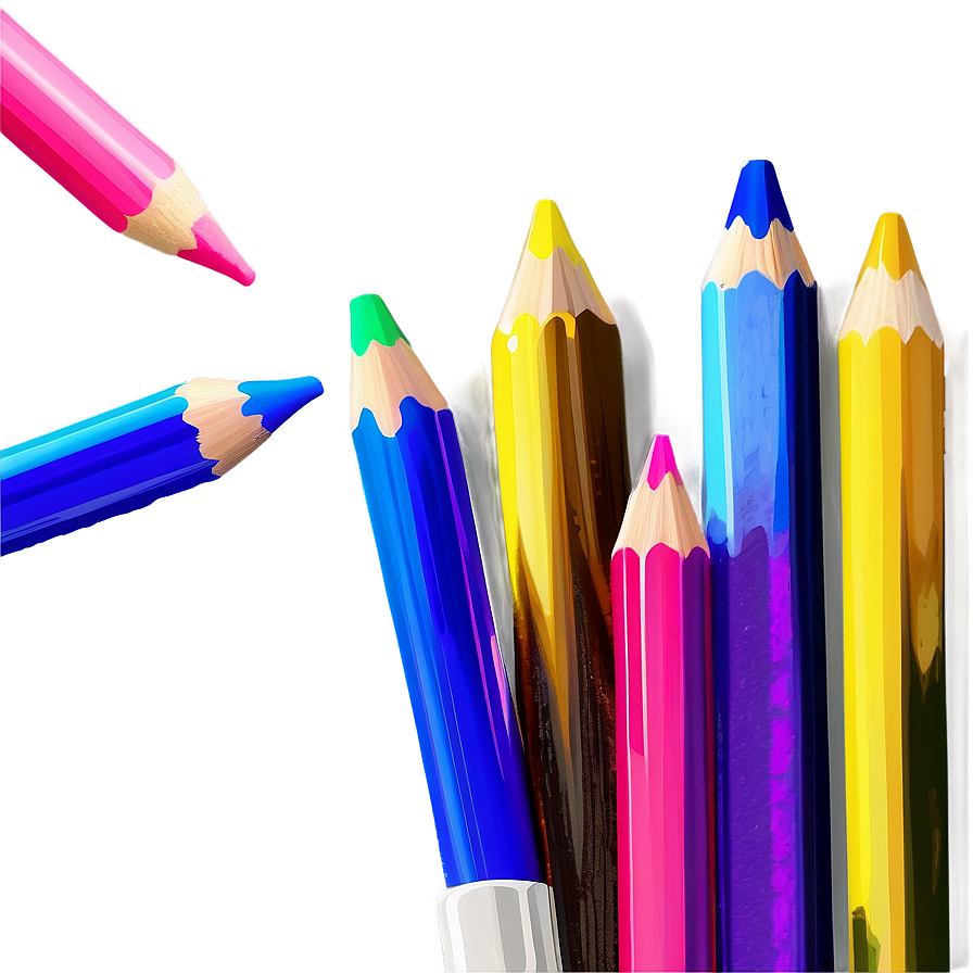 Artist Colored Pencils Png Abb PNG Image