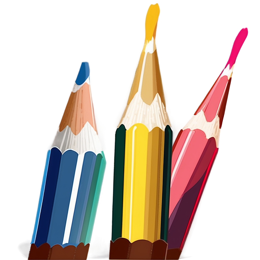 Artist Colored Pencils Png Mmq67 PNG Image