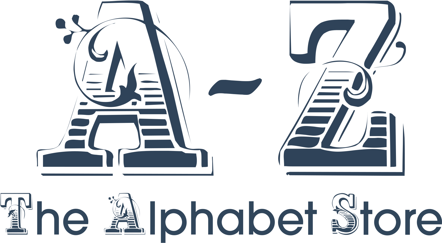 Artistic Alphabet Store Logo PNG Image