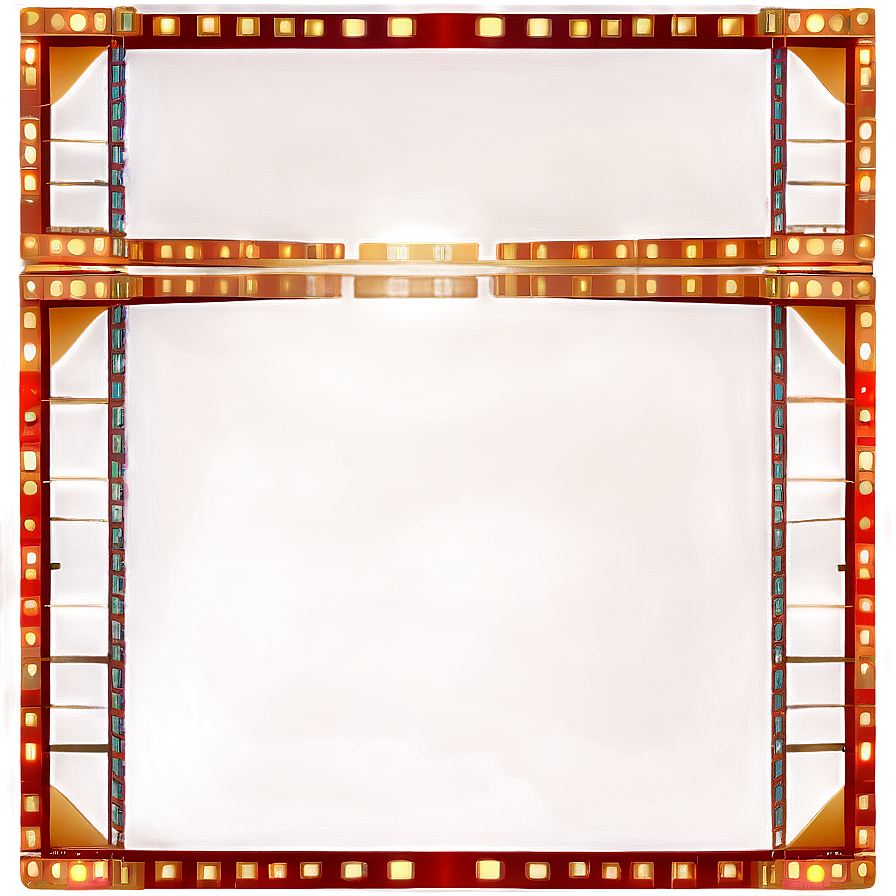 Artistic Film Frame Decoration Png Bbd PNG Image