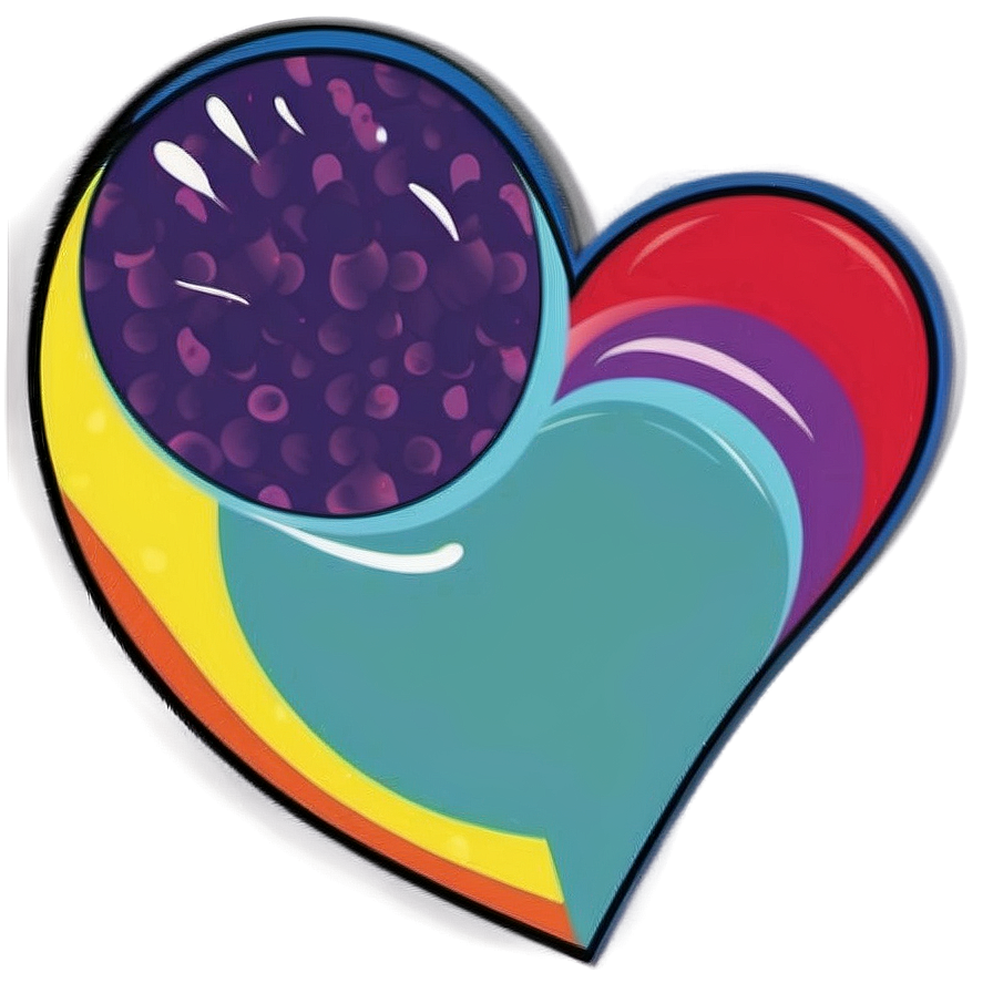 Artistic Heart Illustration Png 06202024 PNG Image