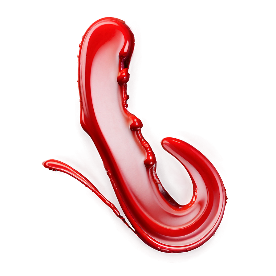 Artistic Red Paint Stroke Png 33 PNG Image