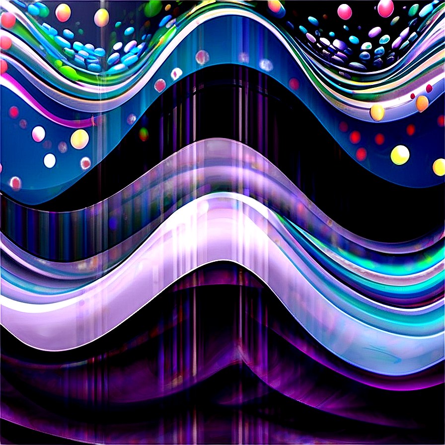 Artistic Wave Pattern Png Fff PNG Image