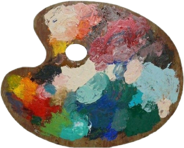 Artists Color Palette PNG Image