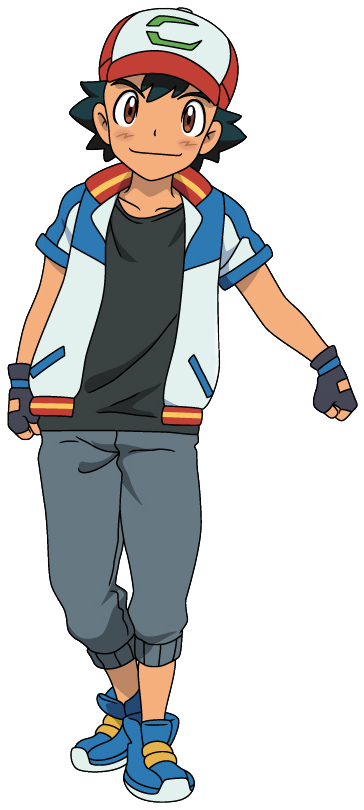 Ash Ketchum Pokemon Character PNG Image