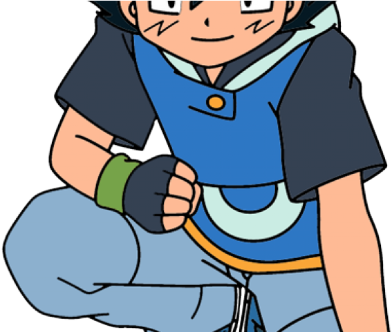 Ash Ketchum Readyfor Battle PNG Image