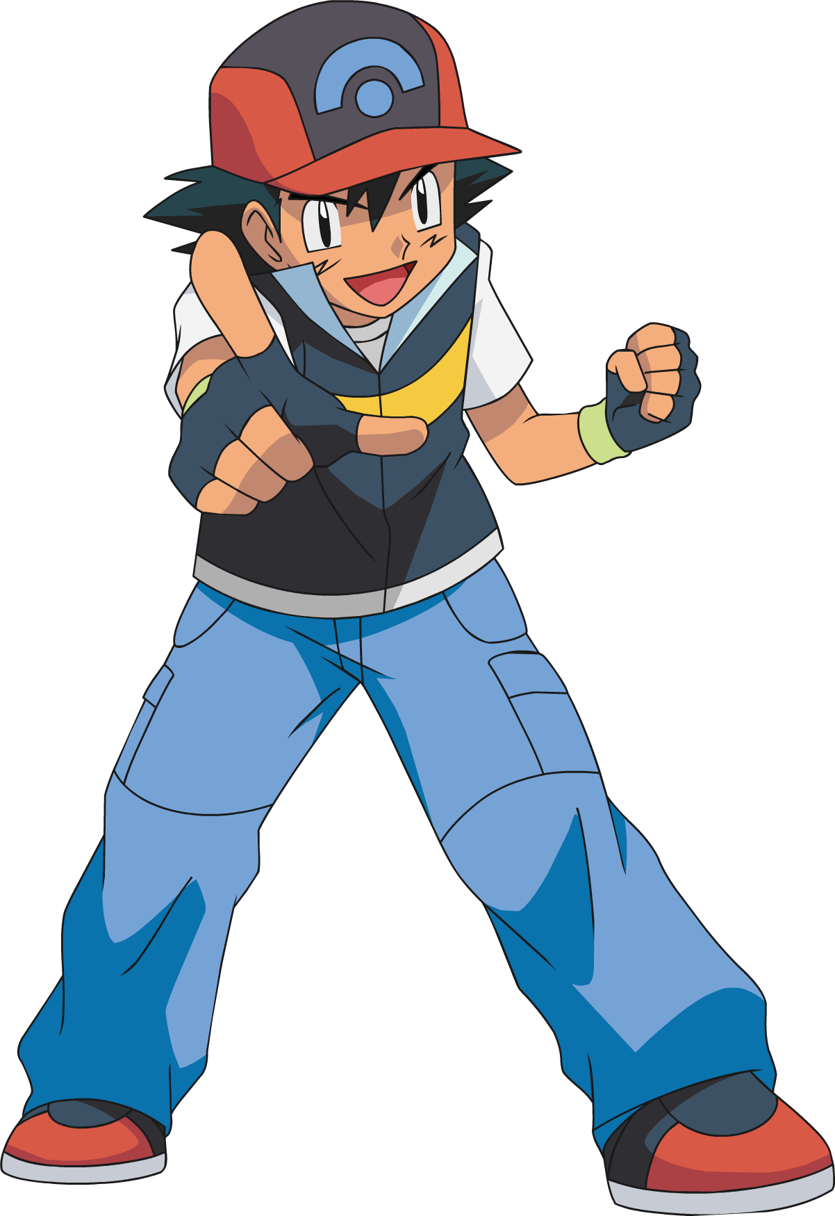 Ash Ketchum Readyfor Battle PNG Image