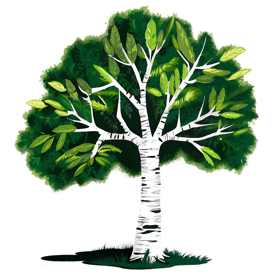 Ash Tree Artwork Png 06122024 PNG Image