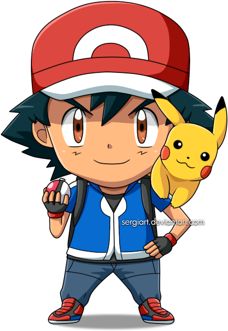 Ashand Pikachu Illustration PNG Image