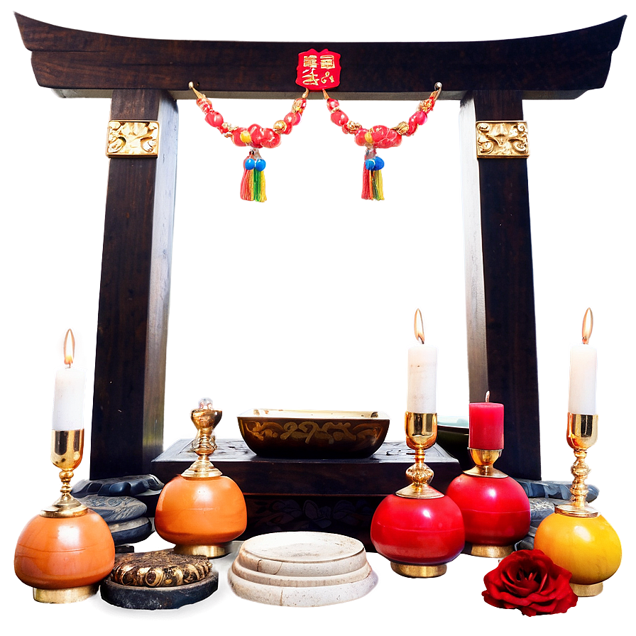 Asian Inspired Altar Png Ise PNG Image