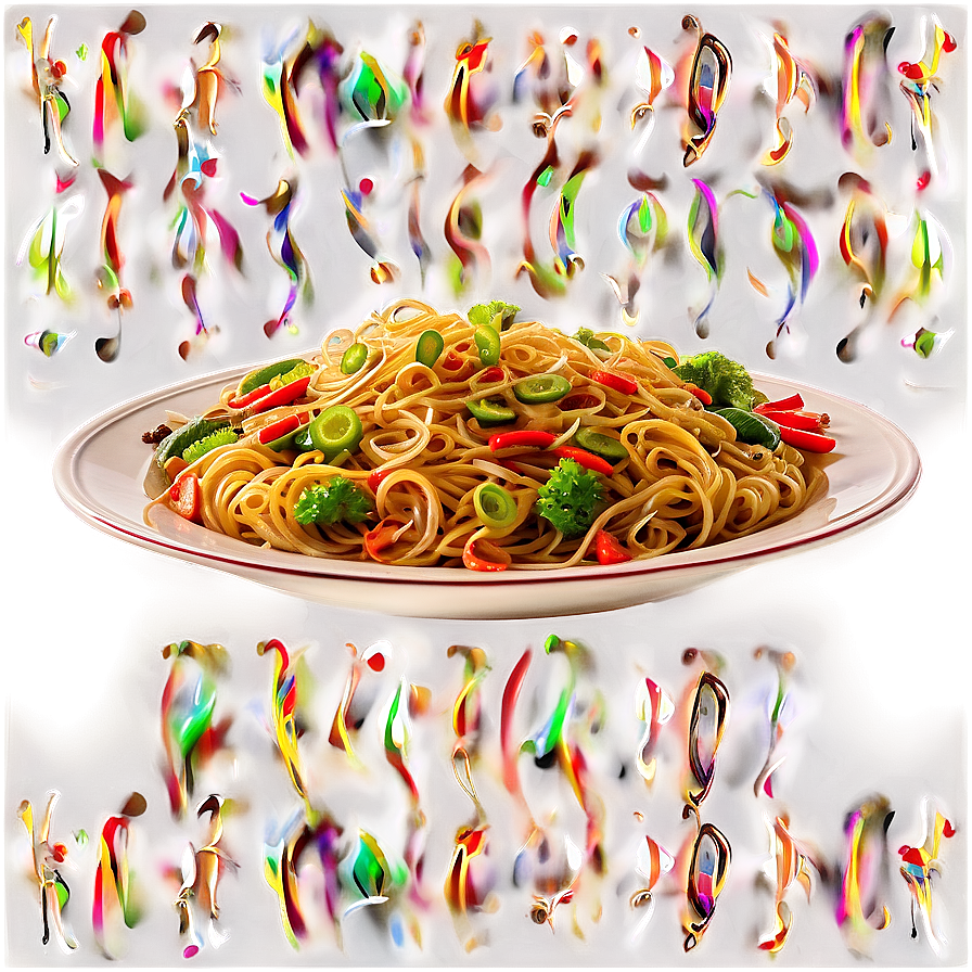 Asian Stir-fry Noodles Png Err PNG Image