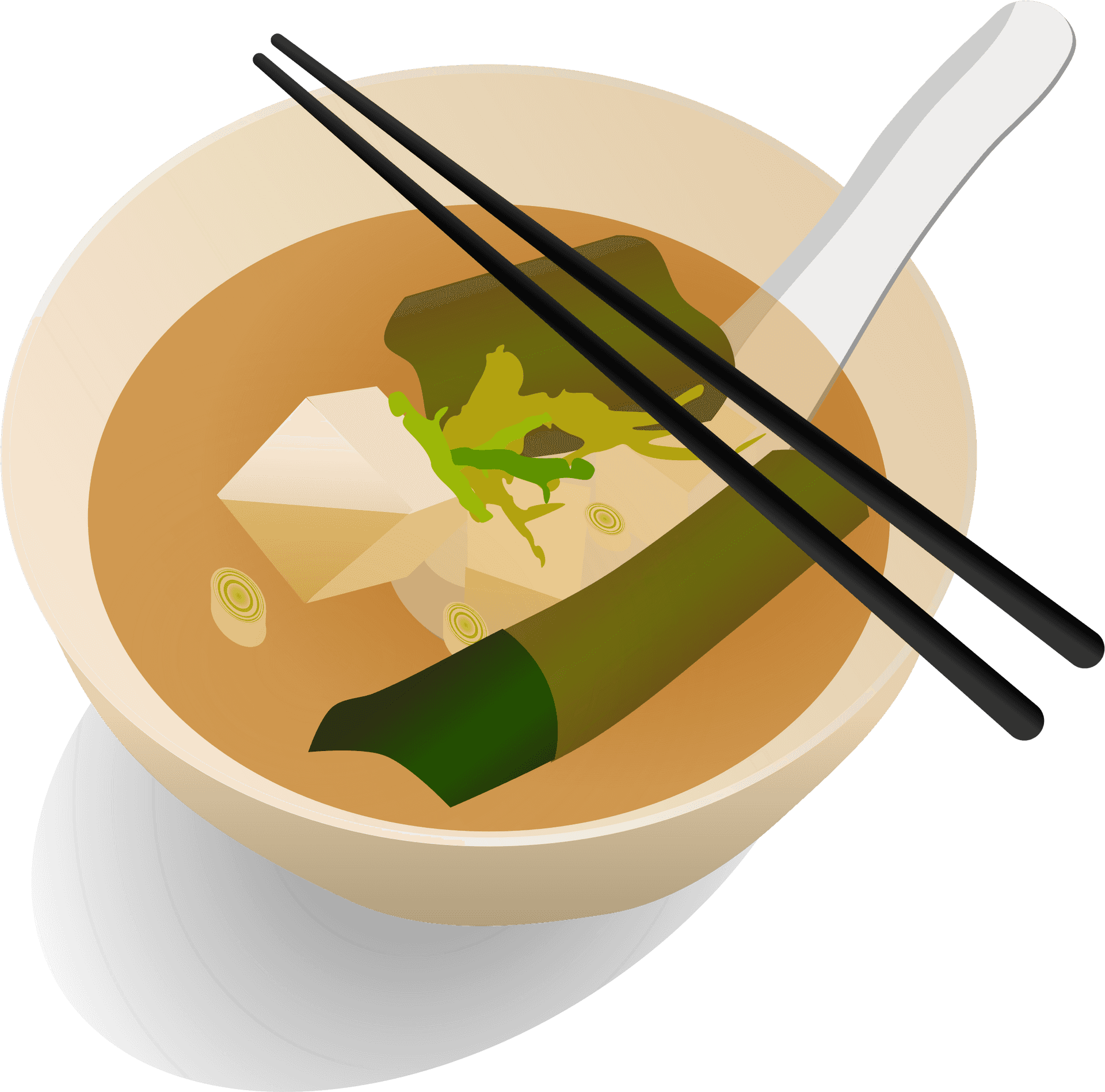 Asian Vegetable Soup Illustration.png PNG Image