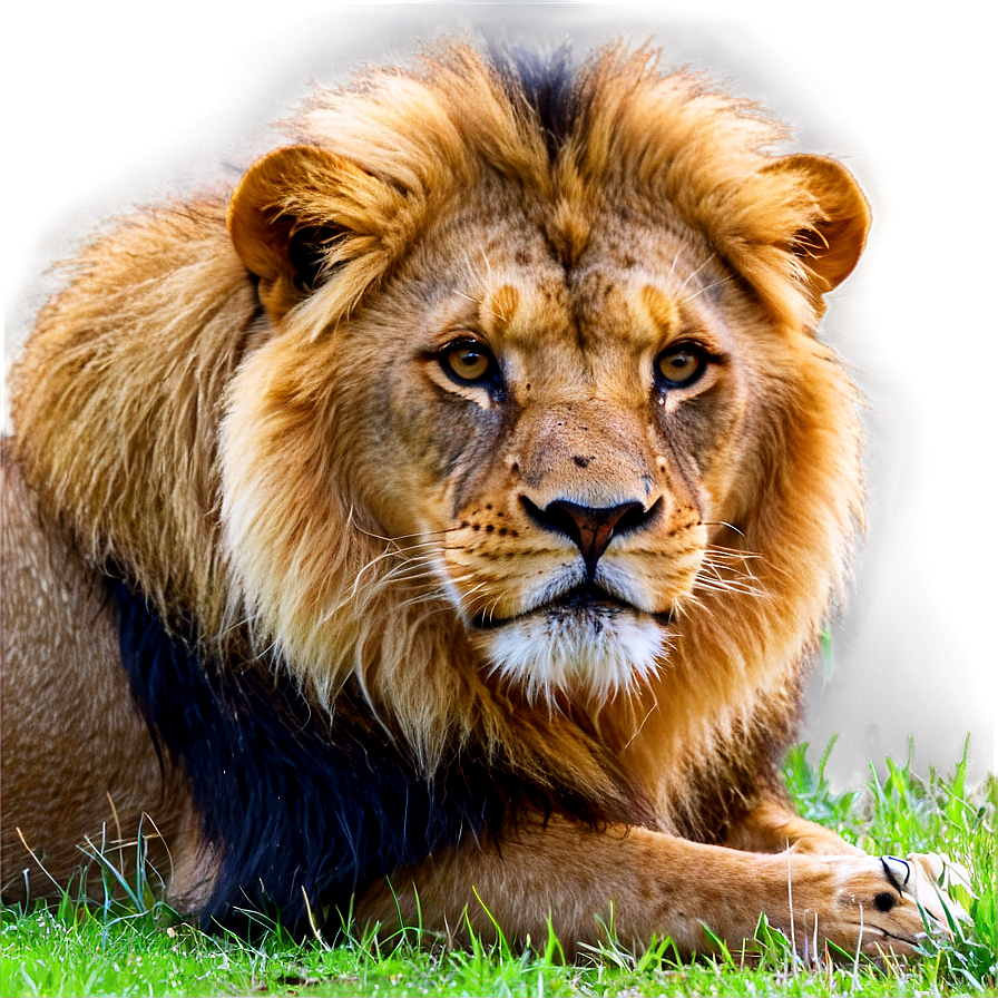 Asiatic Lion Endangered Png Ibu PNG Image