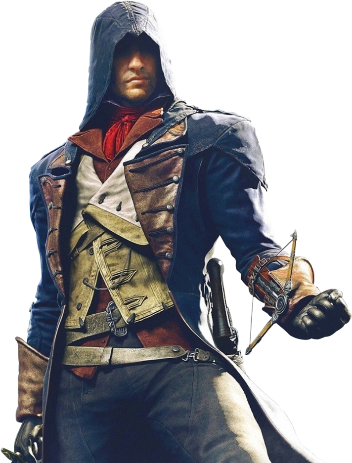 Assassins Creed Character Arno Dorian PNG Image