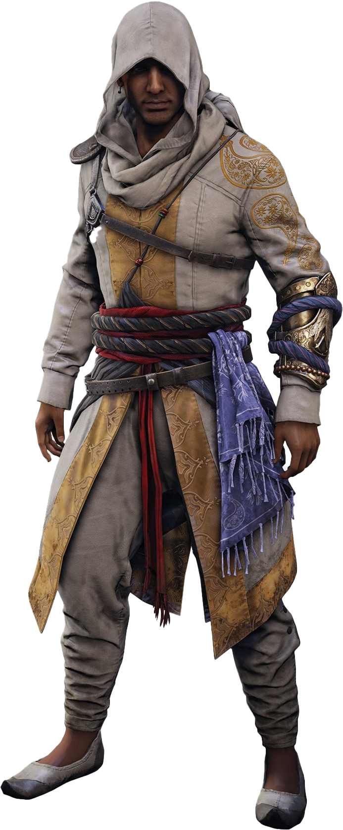 Assassins Creed Character Render PNG Image