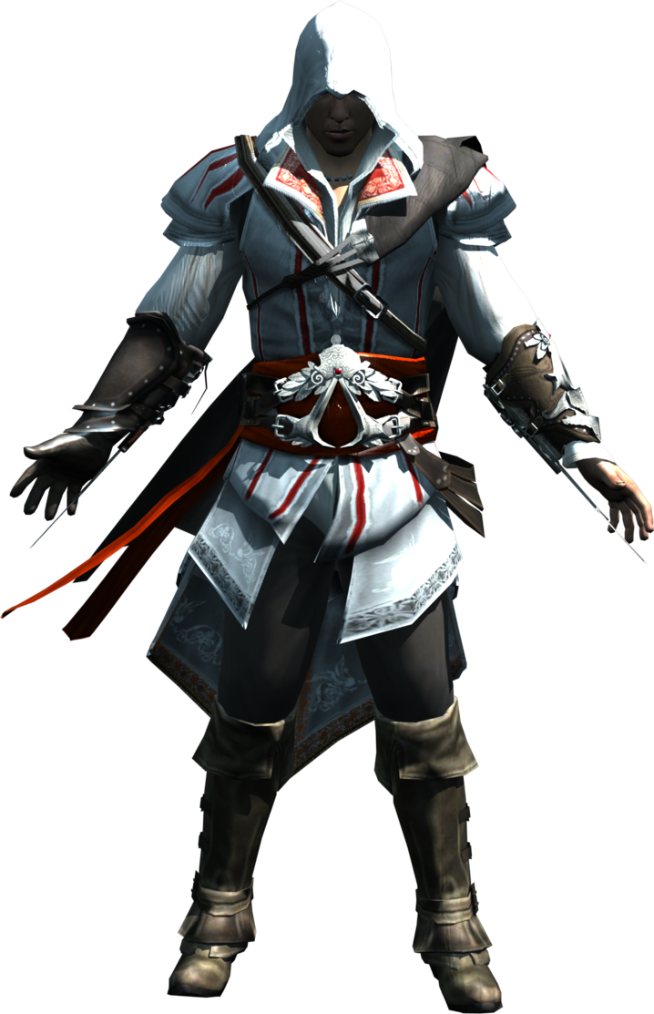 Assassins Creed Ezio Auditore Costume PNG Image