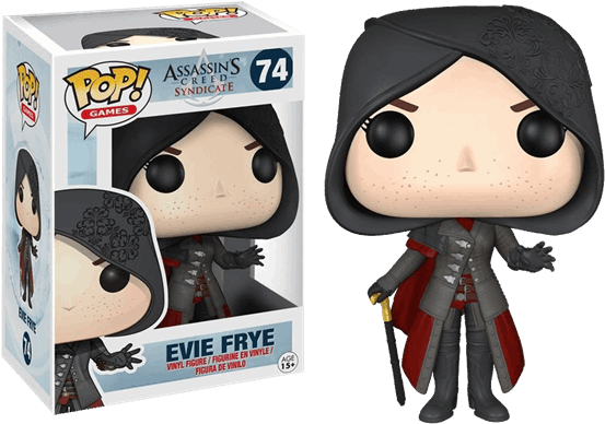 Assassins Creed Syndicate Evie Frye Funko Pop PNG Image