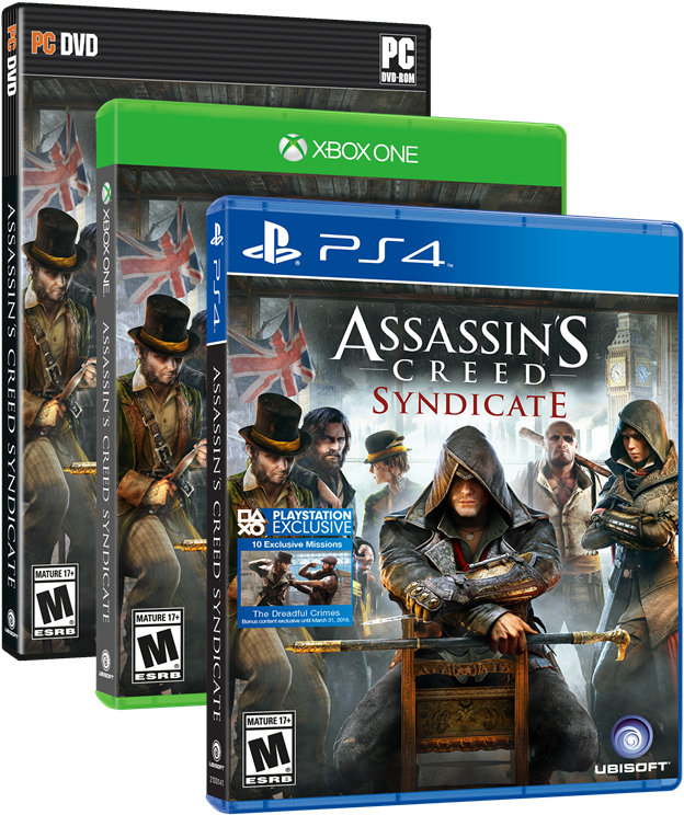 Assassins Creed Syndicate Game Covers PNG Image