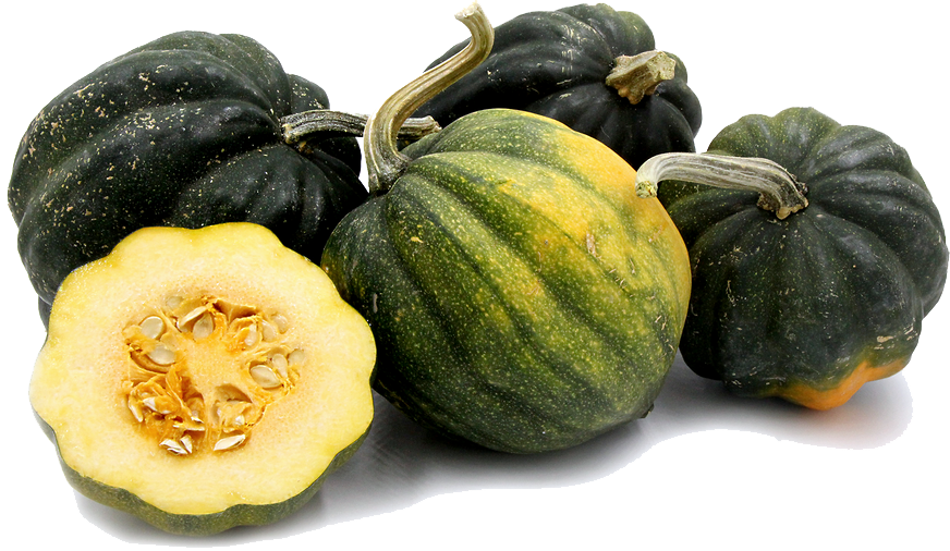 Assorted Acorn Squash Varieties PNG Image