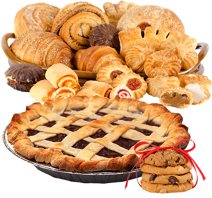 Assorted Bakery Items Collection PNG Image