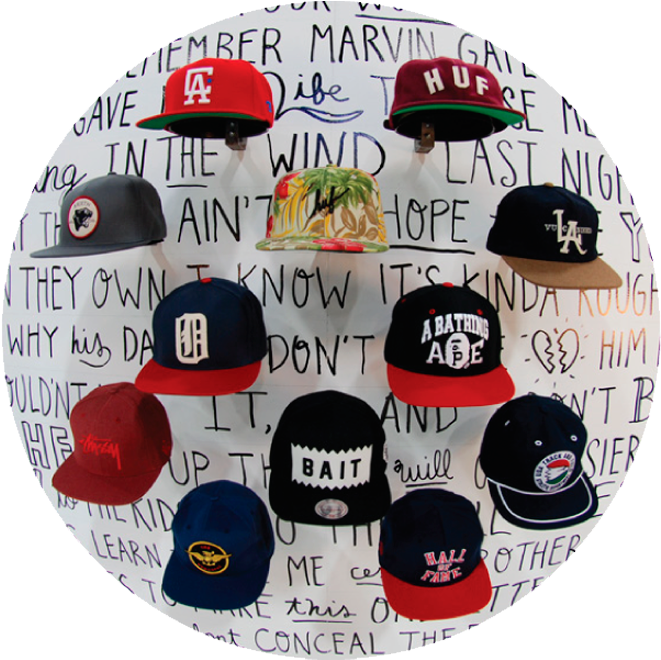 Assorted Baseball Caps Collection PNG Image