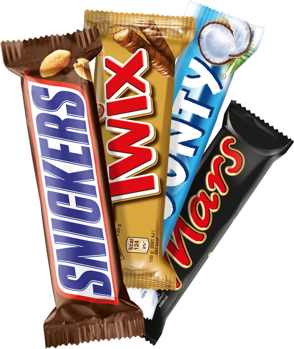 Assorted Chocolate Bars Collection PNG Image