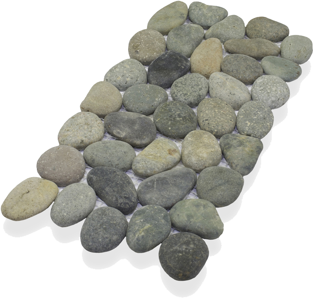 Assorted Cobblestones Texture PNG Image