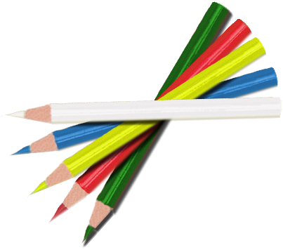 Assorted Colored Pencils PNG Image