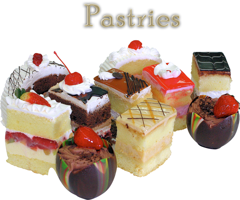 Assorted Delicious Pastries PNG Image