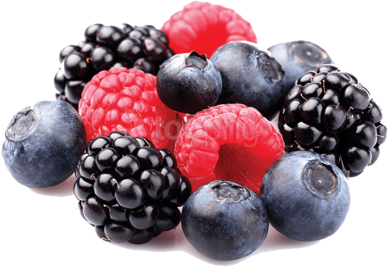 Assorted Fresh Berries PNG Image