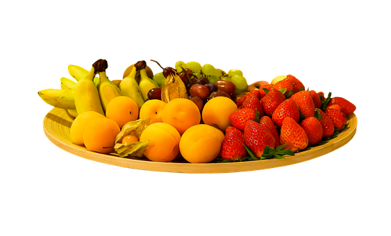 Assorted Fresh Fruit Platter PNG Image