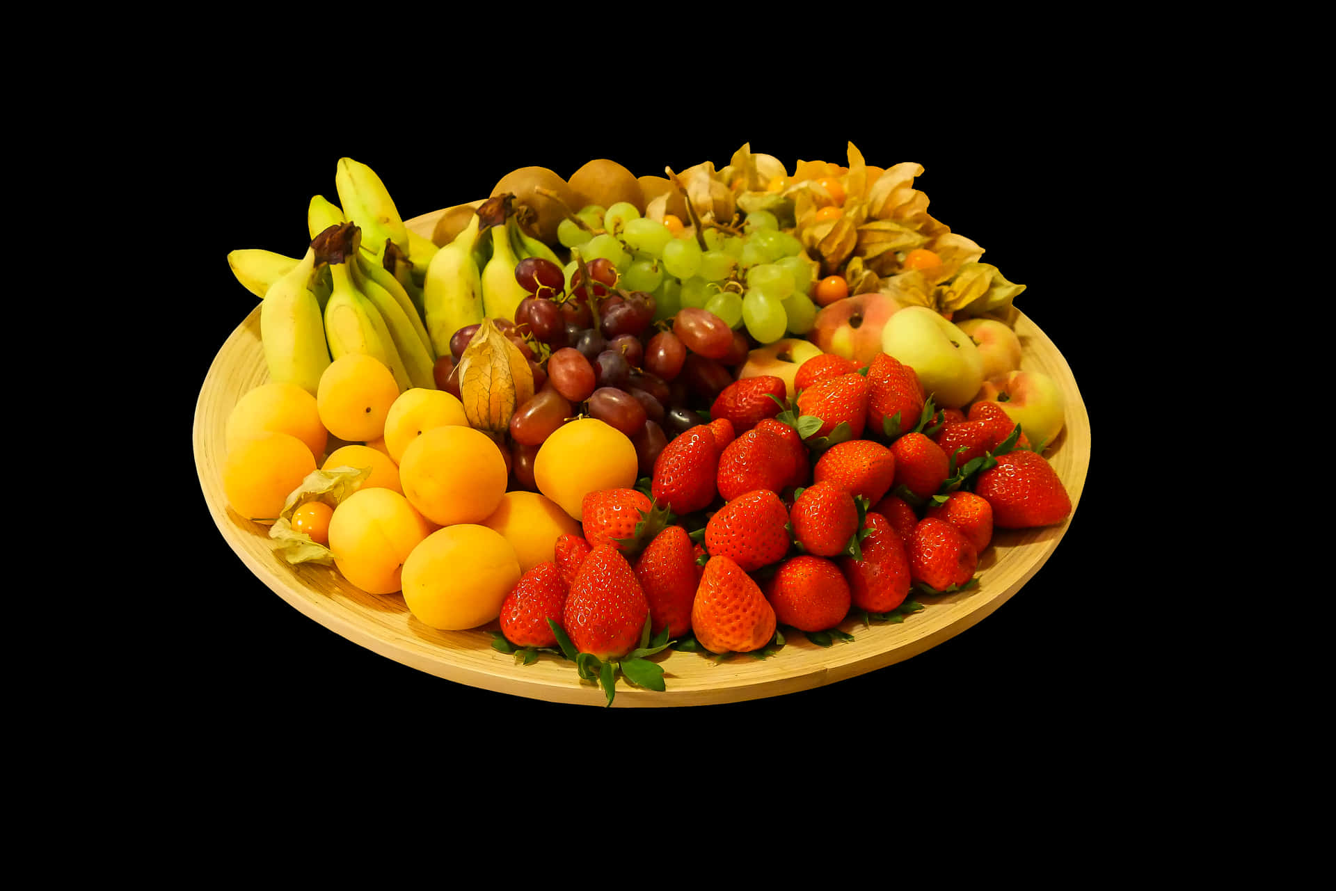 Assorted Fruit Platter Delicious Selection PNG Image